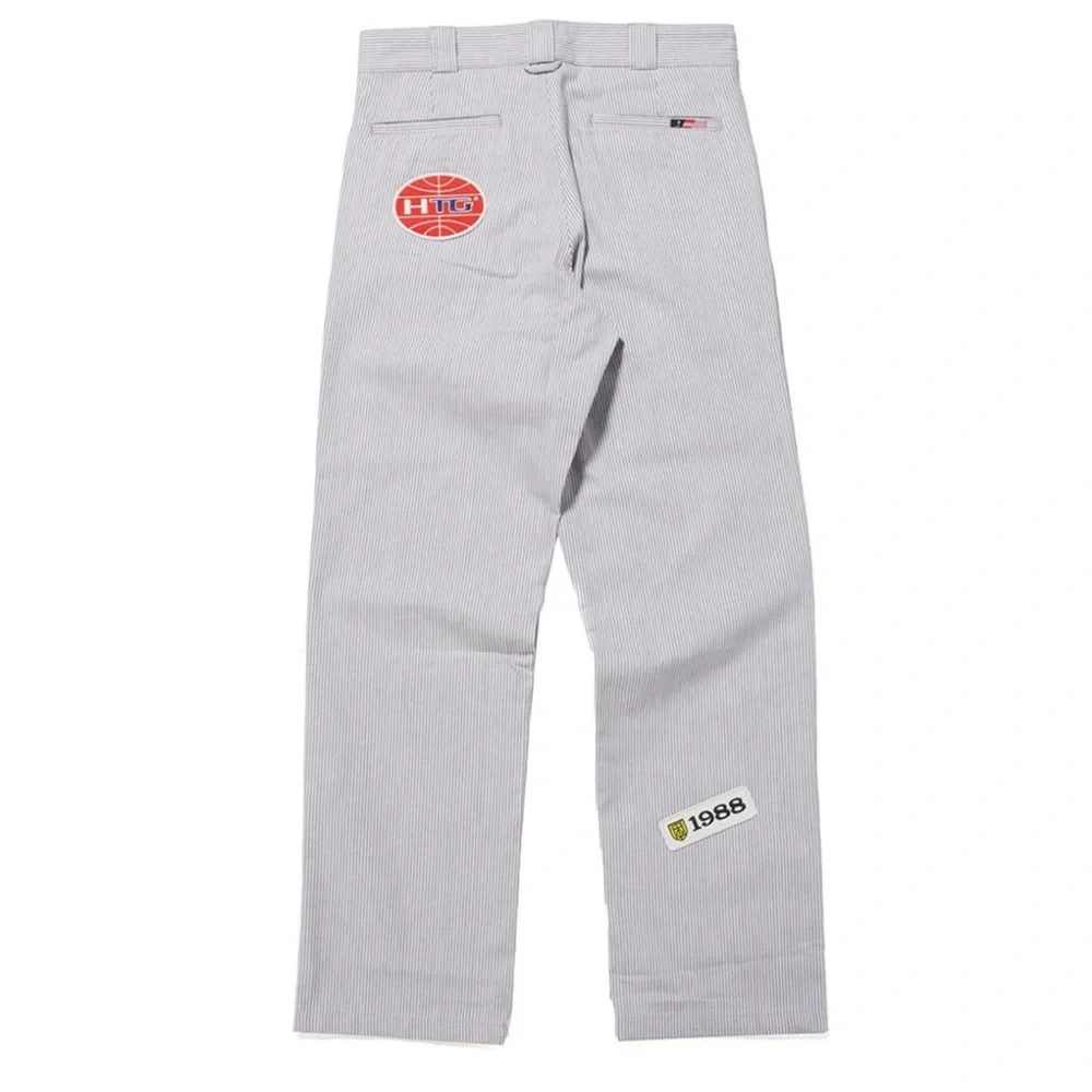 Honor the Gift Mechanic Uniform Striped Sports Patchwork Streetwear Pants - Picture 2 of 15